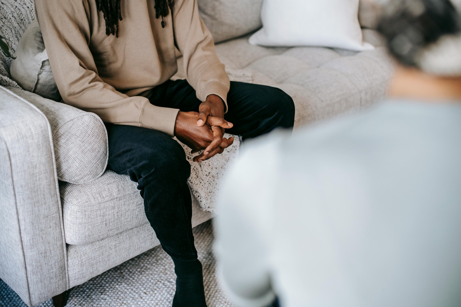 One-on-one individual therapy session with licensed therapist