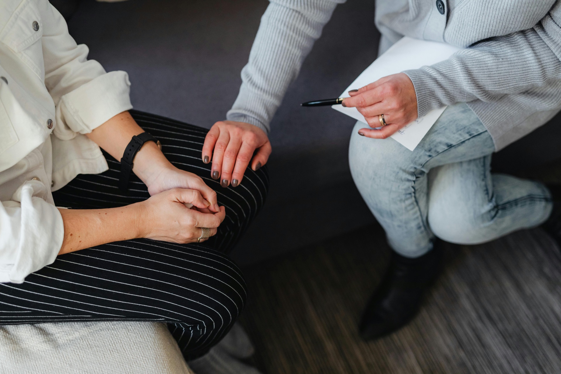 Grief counseling session